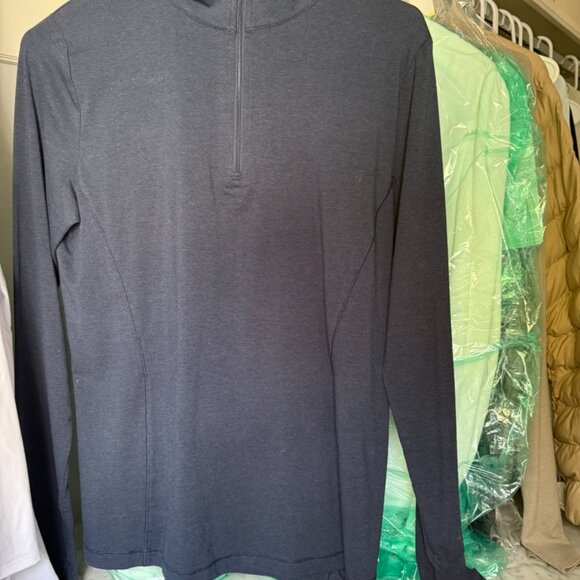 Tasc Performance Recess Quarter Zip NWOT MEDIUM Classic Navy - Picture 11 of 13